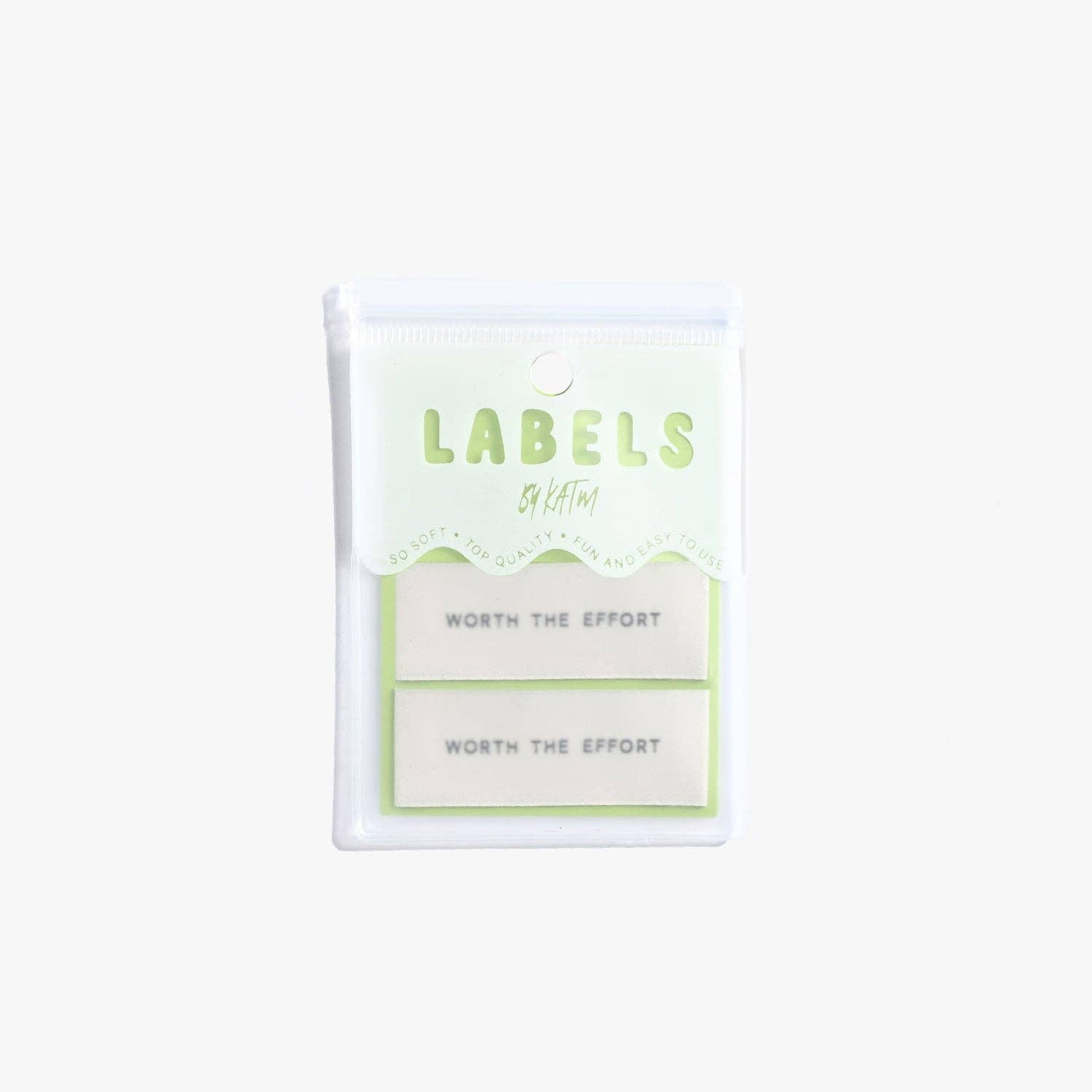 Worth The Effort Sewing Labels | Pack of 10 by KATM - homesewn