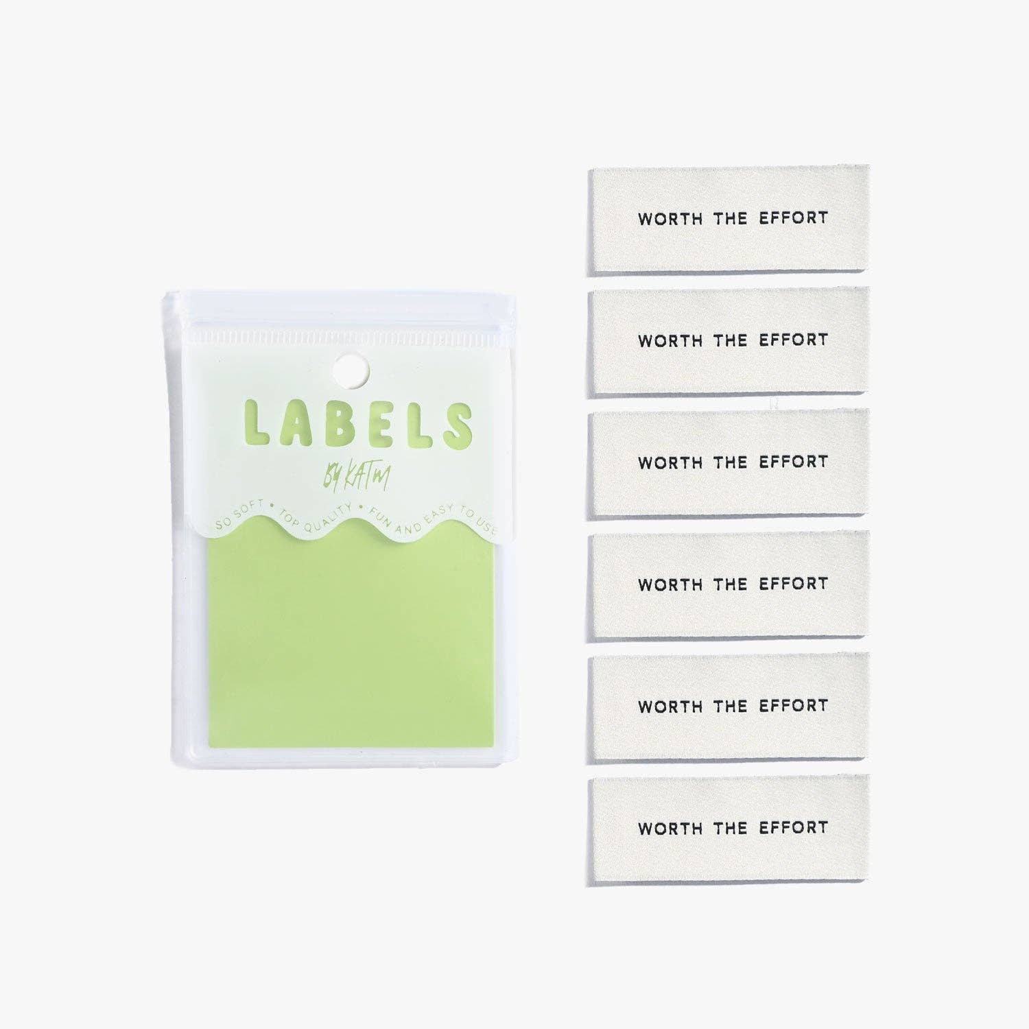 Worth The Effort Sewing Labels | Pack of 10 by KATM - homesewn